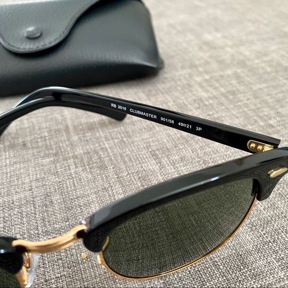 Ray-Ban RB3016 Clubmaster Classic Polarized - Picture 8 of 8